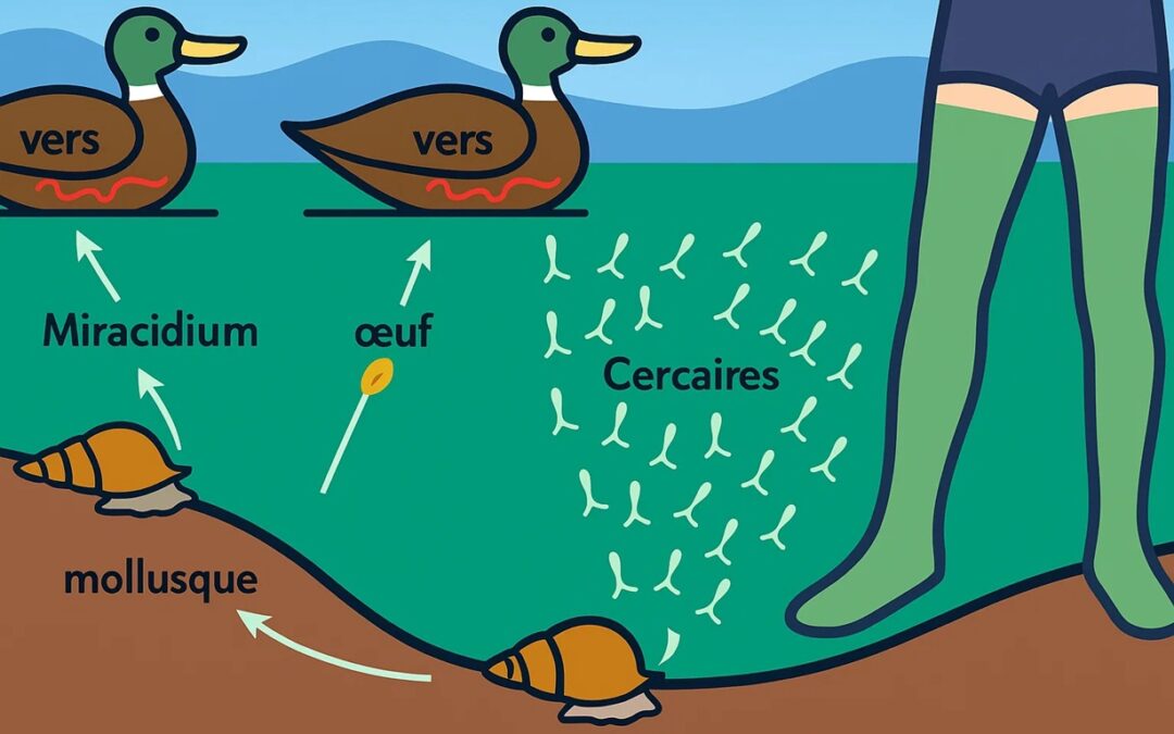 🦆Les puces de canard au lac Léman